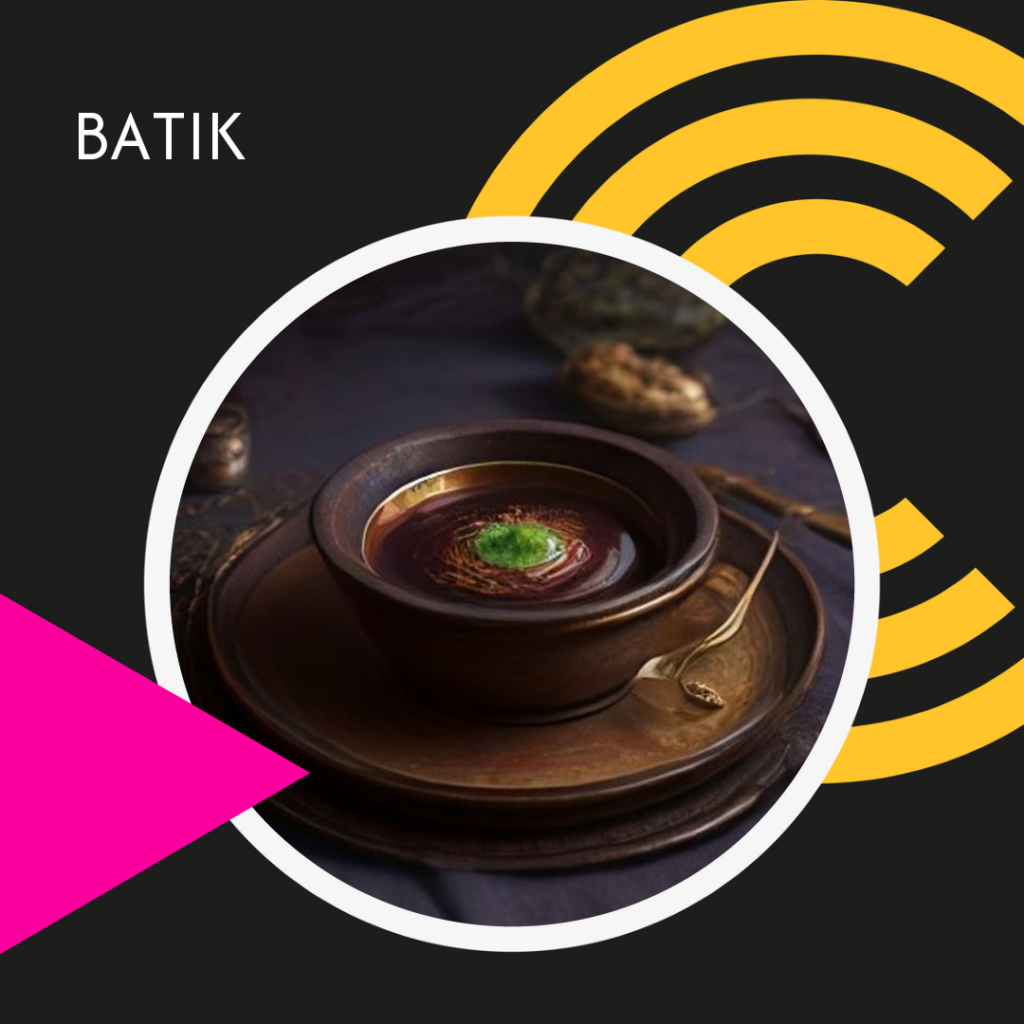 Miniatura warsztatów „Batik”.