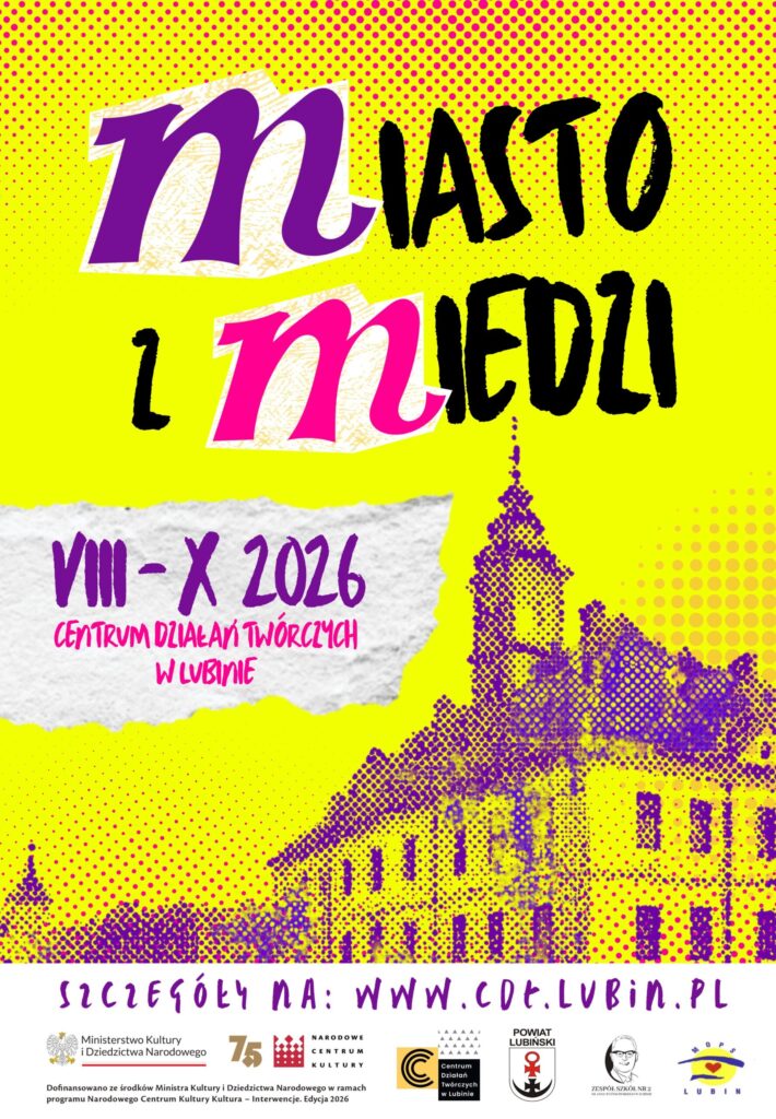 Miasto z Miedzi — międzypokoleniowe warsztaty animacji poklatkowej — plakat